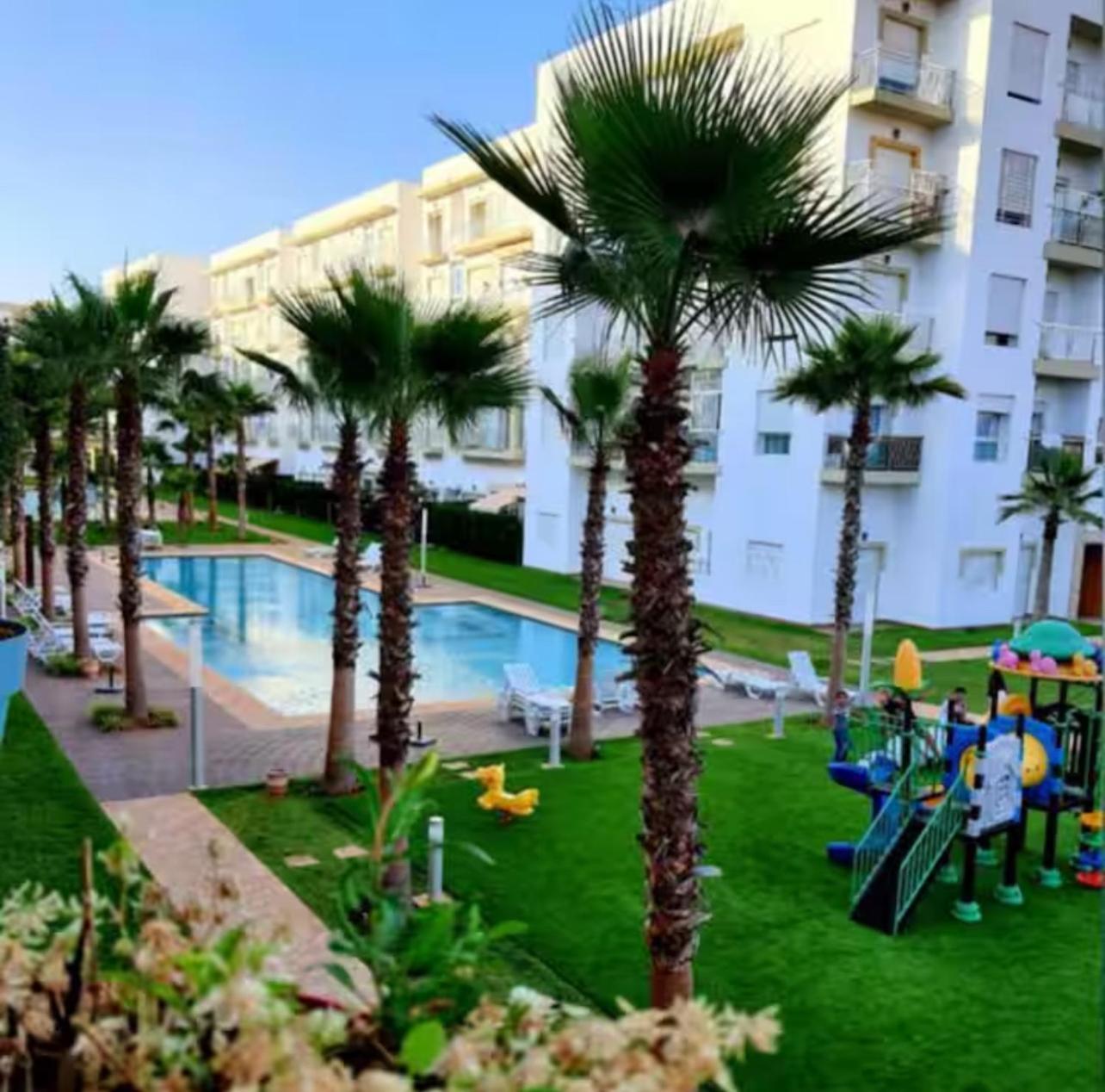 Apartmán Apparemment De Luxe Vue Piscine Bouznika Exteriér fotografie