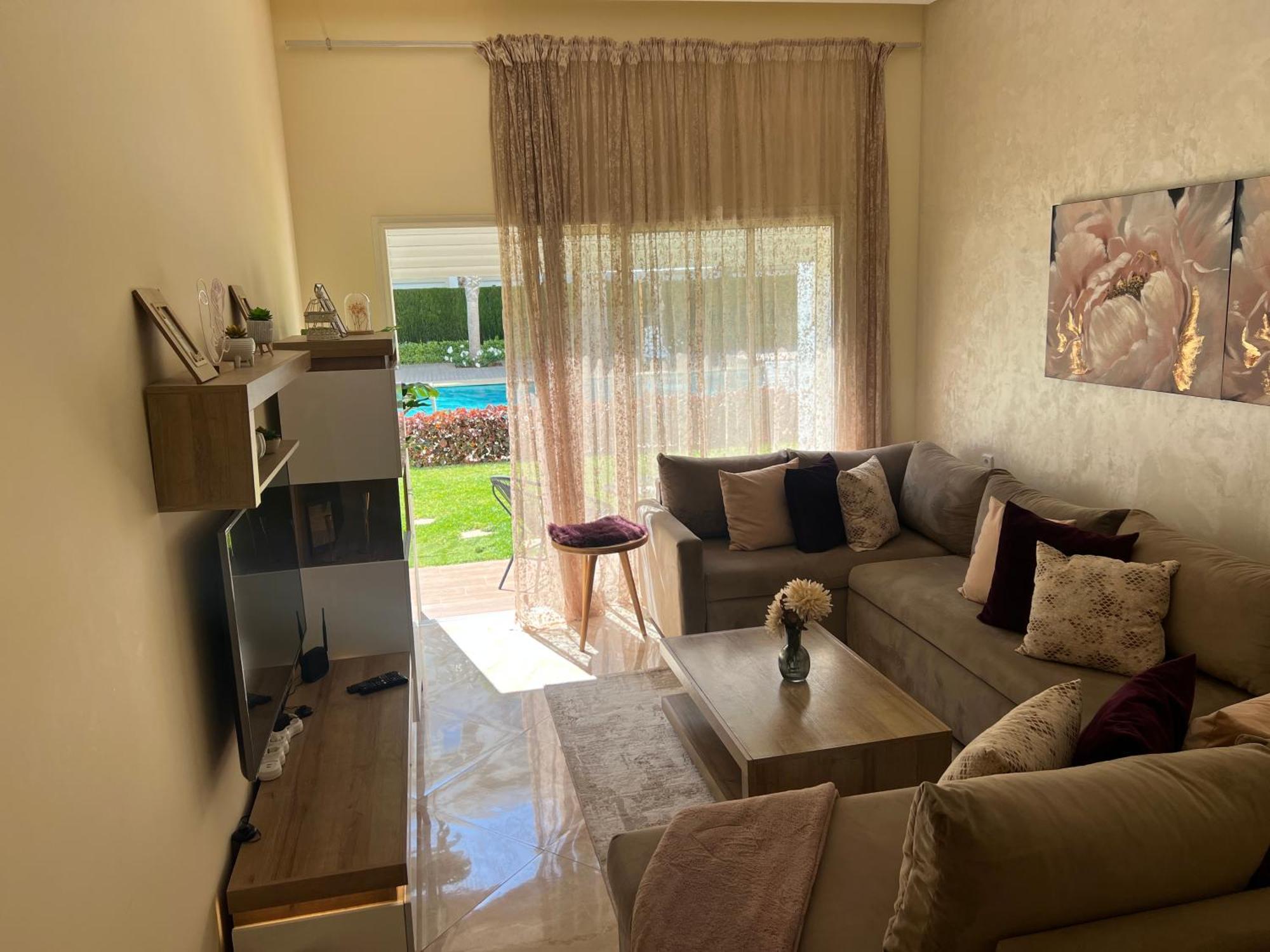 Apartmán Apparemment De Luxe Vue Piscine Bouznika Exteriér fotografie